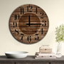 Wallity Reloj decorativo de MDF Multicolor 50 cm